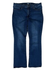 Lee Blue Dark Wash High-Rise Bootcut Denim Jeans Women's Size 16M