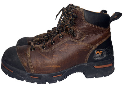 Timberland PRO Men's 6'' Endurance PR WP Steel Toe 47591 Work Boots Brown 9W