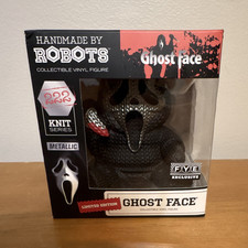 Handmade by Robots Ghost Face Knit Series Metallic Vinyl Figure #222 FYE Excl