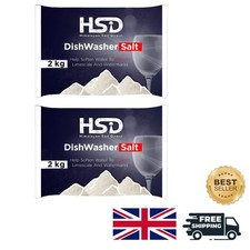 2kg High Purity Dishwasher Salt Pack - Unscented Formula for Superior Cleaning 10.00 per kilo