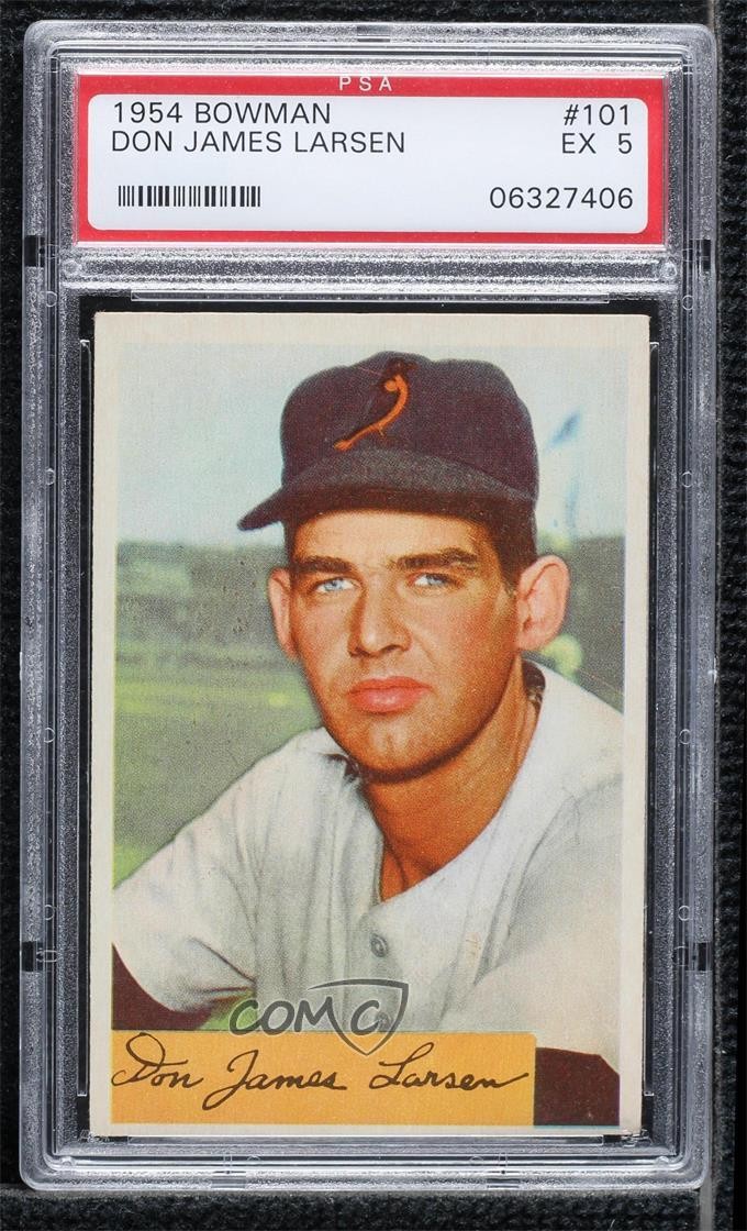 1954 Bowman Don Larsen #101 PSA 5 Rookie RC