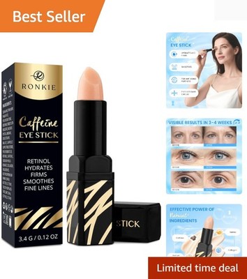 Youthful Caffeine Eye Stick: Hydrating Formula for Dark Circles & Puffiness
