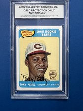 2001 Topps Archives Auto Tony Perez Rookie Reprint Autograph Cincinnati Reds