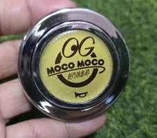 Rare JDM Japan OG MOCO MOCO silver horn button Genuine Original