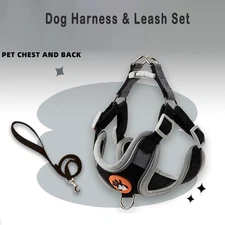 Reliable Adjustable Harness No Pull Design Fits Small Breeds & Daily Activities