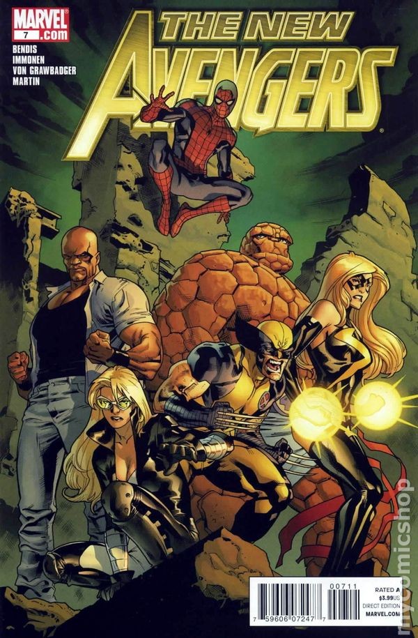 New Avengers #7A VG 2011 Stock Image Low Grade