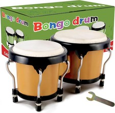 EastRock Bongo Drum 4 and 5 Set for Adults Beginners,Percussion Bongos Drum Wi