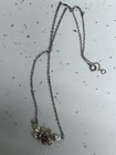 Krementz Two Toned Flower And Leaf Choker Necklace — photo 3