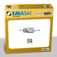 Imasaf Esd Auspuff Endtopf FüR Opel Astra G Stuf. Diesel 1.7/2.0 55-74KW Flansch