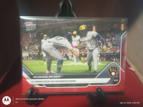 2025 Topps Now 561 MILWAUKEE BREWERS™