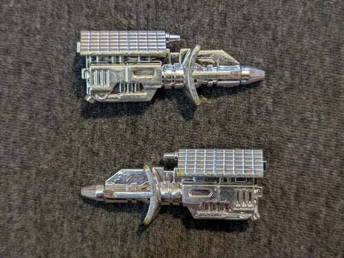 Vintage TRANSFORMERS G1 Mini Cassette SLUGFEST Parts L R VIBRO CANNONS Gun Part