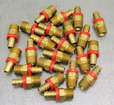 Brass Hose Barb Adapter 3/8" NPT x 3/8" Hose Barb DIA Lot of Twenty-Three (23)