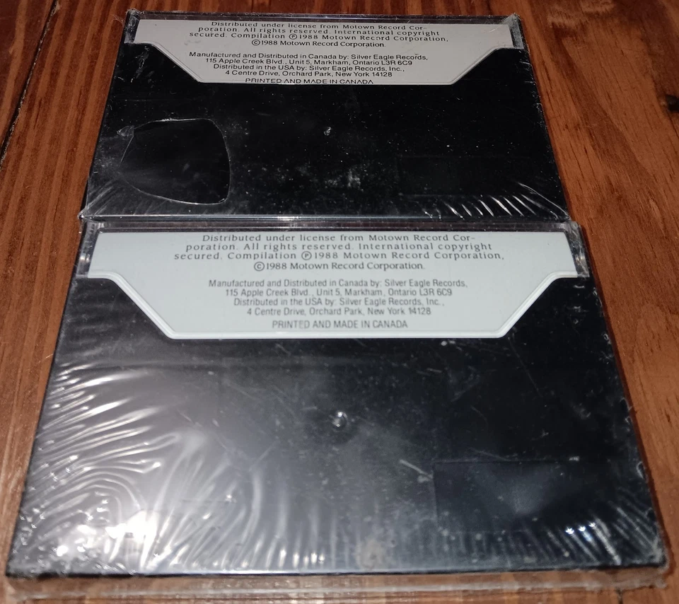 Michael Jackson RARE SEALED Silver Eagle Canada Cassettes The Motown Years Soul - Image 3 of 4