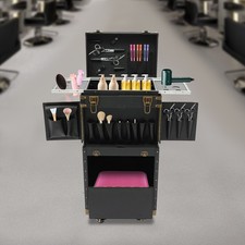 Movable Hairdressing Tool Box Barber Case Hairdressing Storage Box with Locks