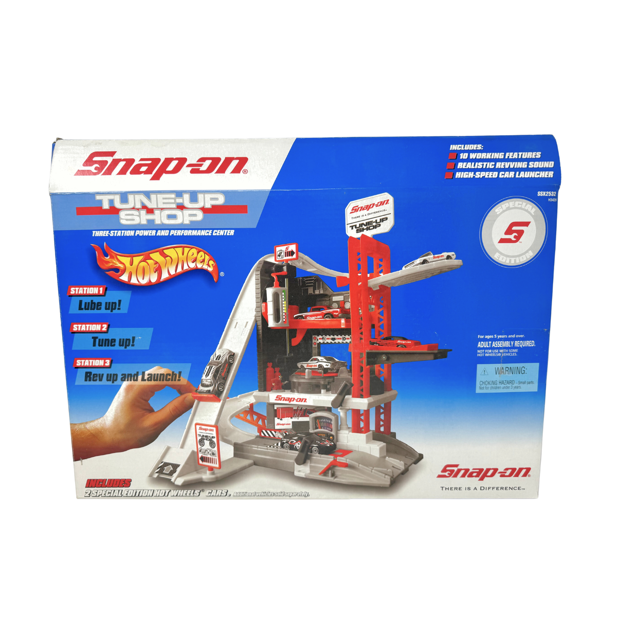 Hot Wheels Snap-On Tune-Up Shop Playset 1:64 Diecast w/ Skyline