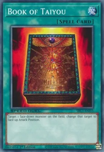 Book of Taiyou SBC1-ENI15 Common 1st Edition Speed Duel: Streets of Battle City