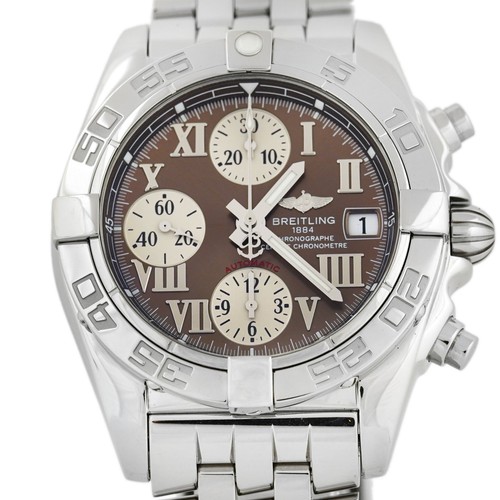 BREITLING Chronomat Pit A154Q20PA A13358 Automatic Brown Dial ...