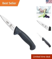 Professional 3.5-Inch Paring Knife - Ergonomic Santoprene Handle for Precision