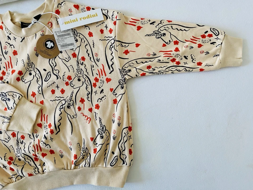 Mini Rodini Pullover Neu 116 122 Magic Edition Unicorn Girls Boys Original NP 55 - Bild 4 von 4
