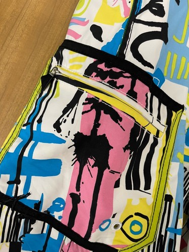 Pantalones Cortos Quiksilver Botón a Presión Mosca Graffiti Estampado Talla 38 Pintura de Guerra - Imagen 5 de 8