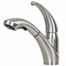 KPS3029C Kitchen Faucet Pull Out Sprayer T304 Stainless Steel High Arc Shasta