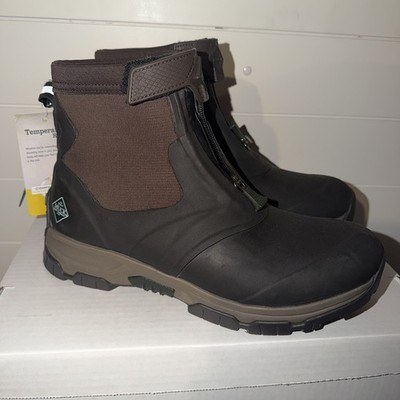 ORIGINAL MUCK BOOTS APEX MID ZIP ANKLE BOOT Dark Brown Men's Size 8 NWT NO BOX