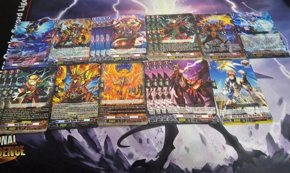 CFV Dragon Empire 50 card Deck Dragon Kaiser Vermillion "The Blood" + Extras - Image 2 of 2