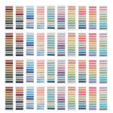 2000pcs Index Book Tabs: Writable Sticky Page Markers Tabs Stickers - Book