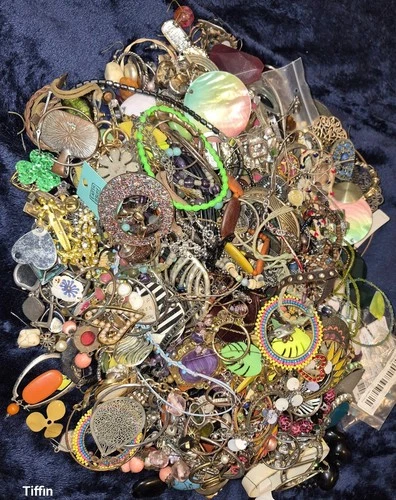 bulk lot vintage costume jewelry