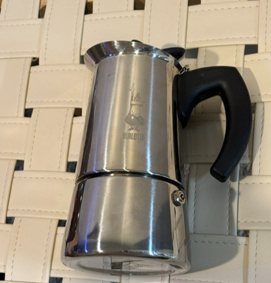 Bialetti Musa Coffee Espresso Maker - 6 Cups 7.6oz - Stainless Steel Induction