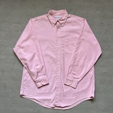 Brooks Brothers Shirt Mens 16-33 Large Pink USA VTG Button Down Oxford OCBD