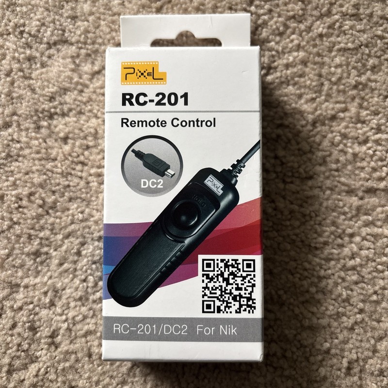 Pixel RC-201/DC2 Remote for Nikon  Box Ruff (UD1)- New In Box