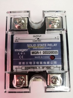 1pc for new solid state relay MGR-1 DD220D25 DC control DC 25A DC-DC 25DD *cc