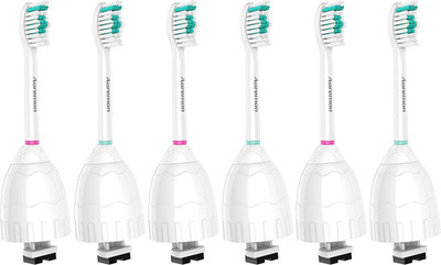 Replacement Toothbrush Heads Compatible with Philips Sonicare E-Series, 6 Pack R