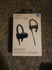 Vivitar Infinite VAE1EP Earphones Black Bluetooth Over Headphones Sports