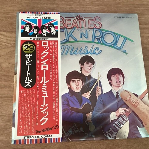 THE BEATLES ROCK ‘N’ ROLL MUSIC JAPAN LP OBI 2LP EAS-77009-10