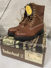 NOS NEW 1980s Timberland 8  Leather Logger Wo...