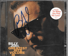 Billy Joel Greatest Hits Volume III cd included Autograph Signed music cd