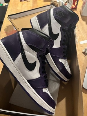 Nike Air Jordan 1 Retro High OG Court Purple 2.0 555088-500 Men's Size 10 W/ OG