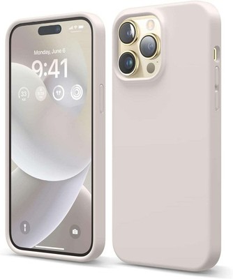 elago Silikon-Schutzhülle für das iPhone 14 Pro Max, grau 