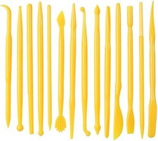 14Pcs Clay Tools Polymer Carving Set DIY Plastic Kit for Pottery Modeling
