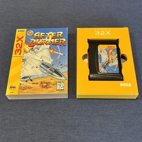 After Burner (Sega Genesis 32X) Complete in box, original owner, excellent cond.