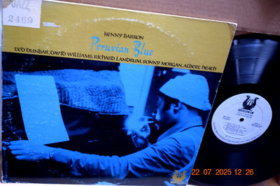 KENNY BARRON: PERUVIAN BLUE SPIRITUAL JAZZ  PROMO COPY WHITE LABEL MUSE MR 5044