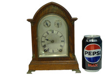 Antique Winterhalder & Hofmeier W&H Bracket Mantel Clock 8-day Westminster Chime