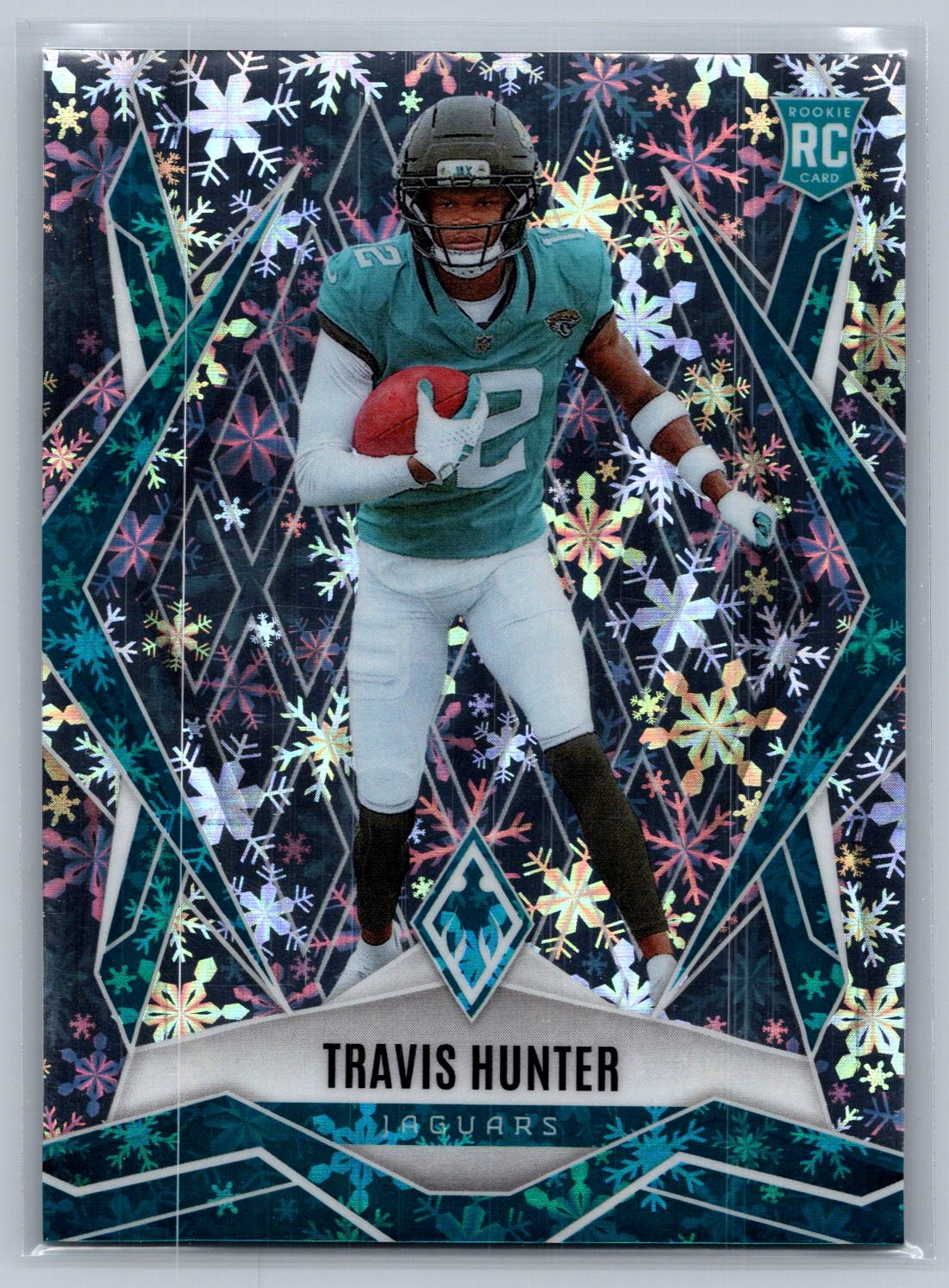 2025 Panini Phoenix #157 Travis Hunter Silver Winter Prizm