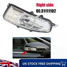 For Volvo S40 V50 C30 S60 V70 Front RIGHT Wing Mirror Indicator Light Lamp Lens