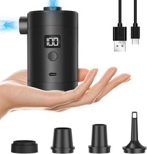 Portable Electric air Pump,Type-c Charging,Inflate Deflate for Pool Floats, Air