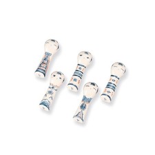Kutani Ware Hashioki Japanisch St&auml;bchen St&uuml;tze Set Kokeshi Puppe Made IN Japan