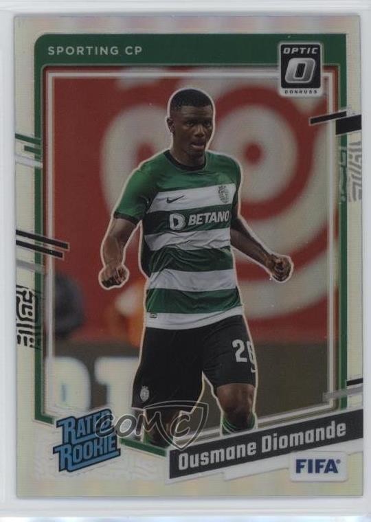 2023 Panini Donruss FIFA Optic Rated Holo Prizm Ousmane Diomande #190 Rookie RC