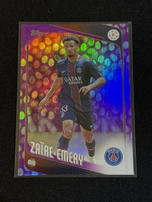 2025-26 Topps UCC Easter Purple Egg Foil Warren Zaire Emery #170